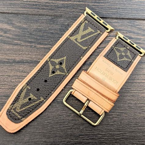 authentic lv apple watch band|repurposed lv apple watch band.